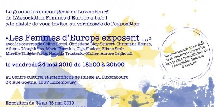 "Les Femmes d'Europe exposent....."